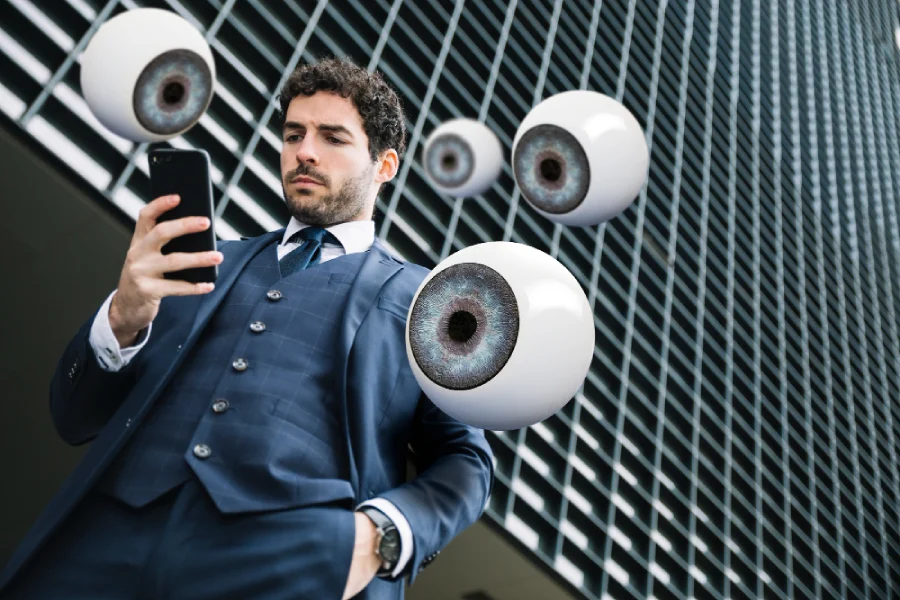 big brother colage concept