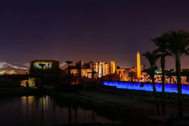 Sound and Light Show at Карнакский храм in Luxor