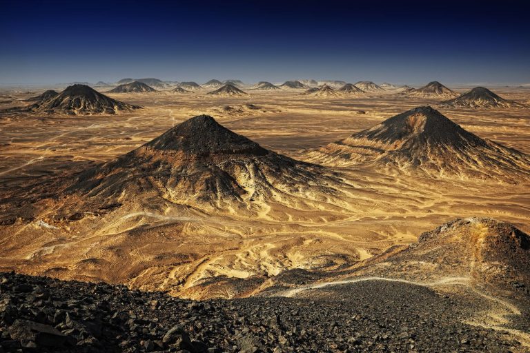 Journey to White and Black Deserts and Desert Obstacles