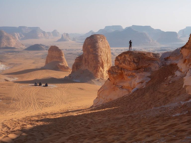 Journey to White and Black Deserts and Desert Obstacles