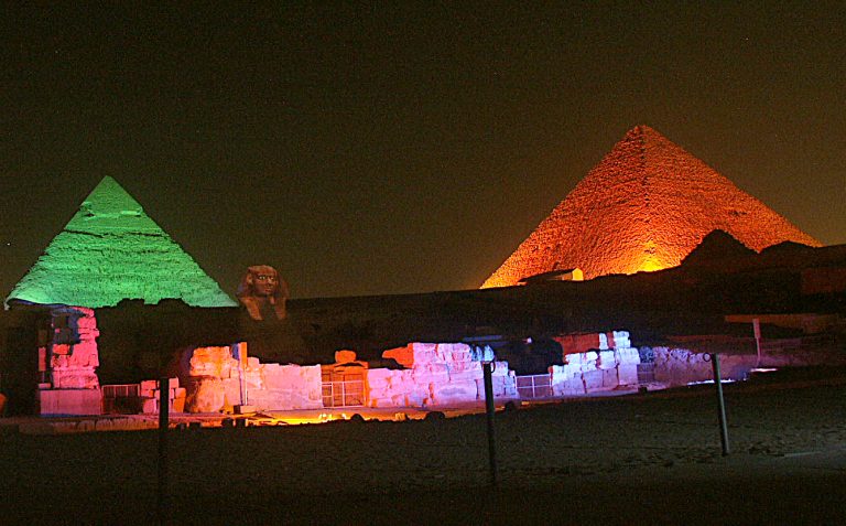 Sound and Light Show at the Pyramids
